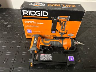 RIDGID Pneumatic 23-Gauge 1-3/8 in. Headless Pin Nailer with Dry-Fire Lockout