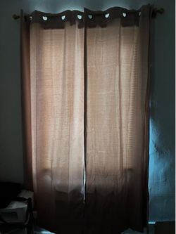 Pink blackout curtains