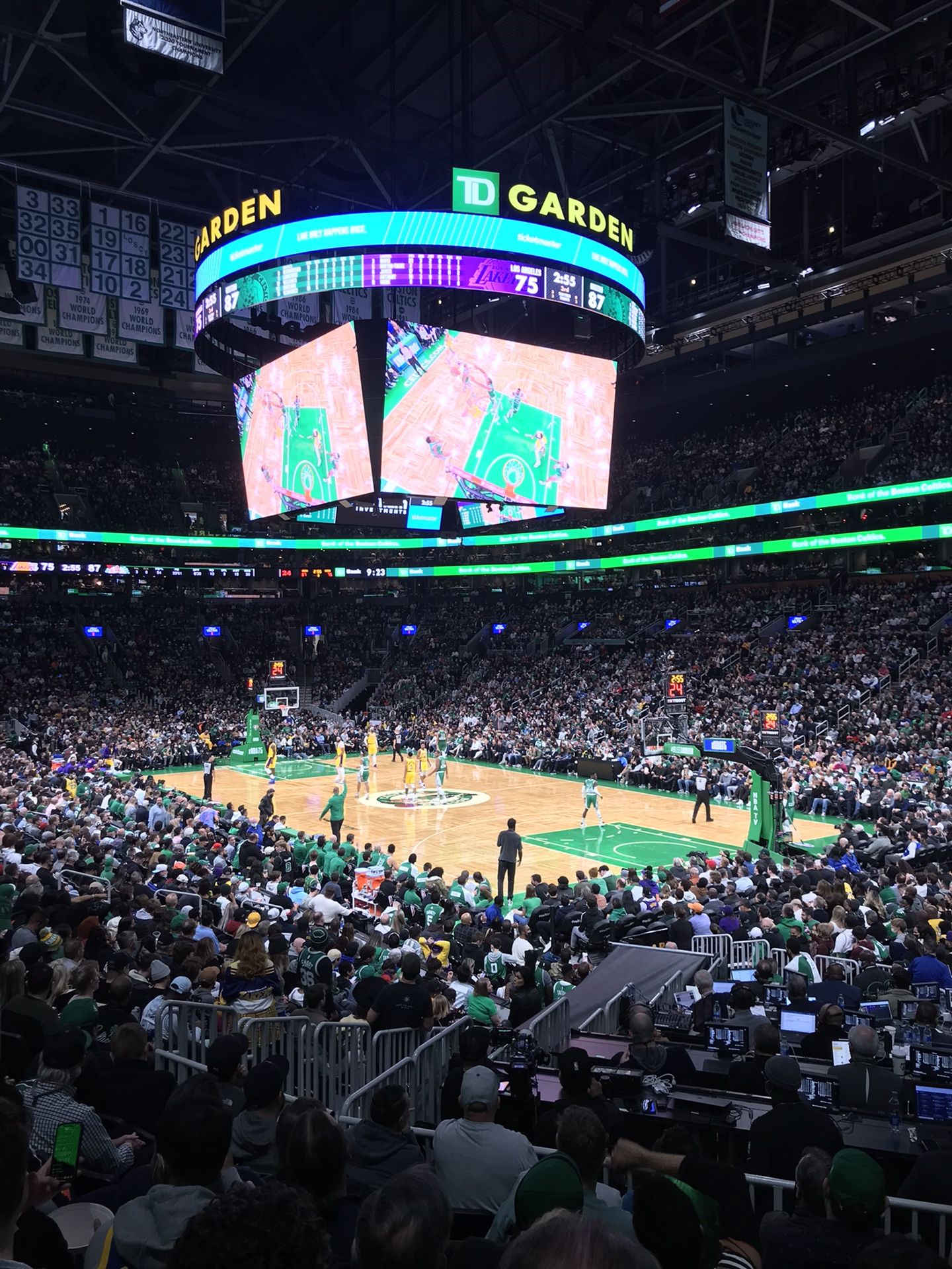 Two Tickets $320 Celtics vs. Clippers Loge 19 Row 17 December 29th