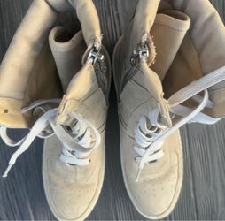 Fear of God sneaker boot leather side zip size 9