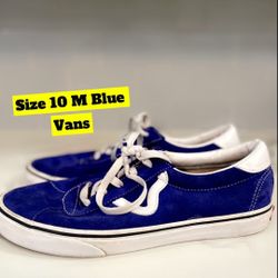 Blue Vans 