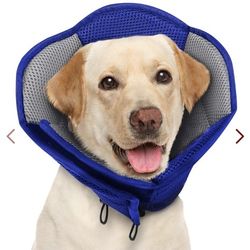 AOFITEE Large Dog Cone, Soft Dog Cone Collar, Adjustable Dog Cone for Dogs After Surgery,