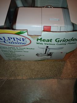 Alpine cuisine meat grinder