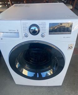 LG WM3488HW 2.3 cu.ft. Compact All-In-One Washer/Dryer Combo ventless 24” 120v perfect for apartment or RV , del