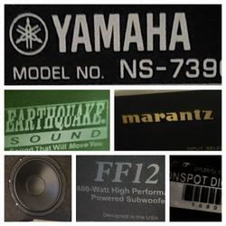$150 For Everything Surround sound Earthquake Yamaha Marantz