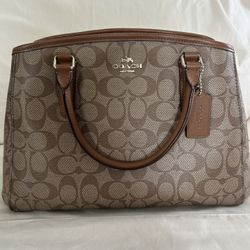 brown coach bag 