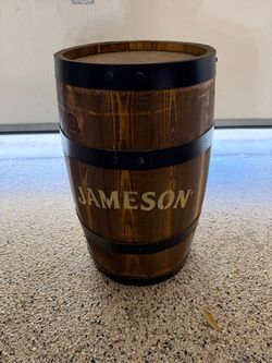 Branded Jameson whiskey mini barrel
