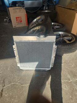 1965 Mustang aluminum 3 core radiator