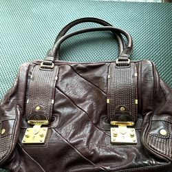 Juicy Couture Vintage Bag all leather in burgandy- $50