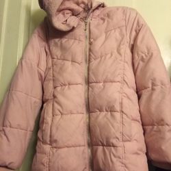 !! Girls Hooded Puffer Jacket Size M 10-12