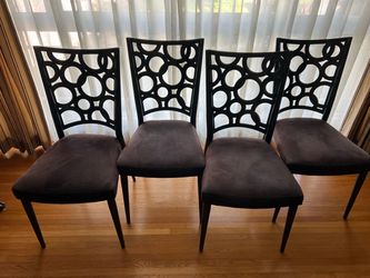 Set of 4 Contemporary Dining Room Chairs