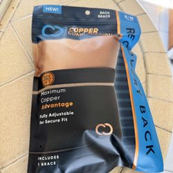 Copper Compression Recovery Back Brace