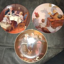 Norman Rockwell , Knowles Fine China $25 each