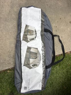 Camping tent and backpack