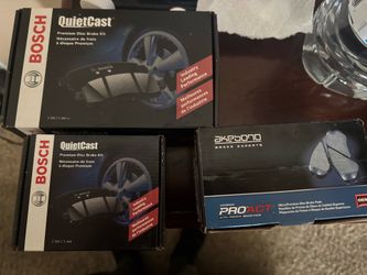 New Brake Pads — Akebono ProACT ACT1354B + Bosch QuietCast BC1354 / BC1210