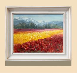 Skagit Tulip field Painting