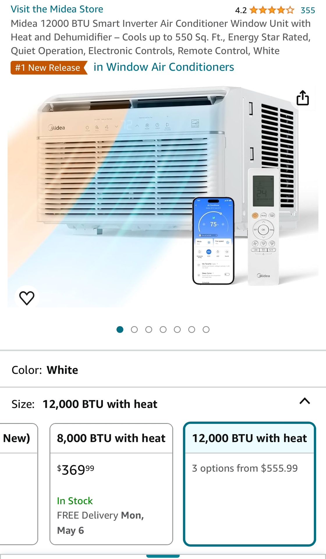 12000 BTU Smart Inverter Air Conditioner