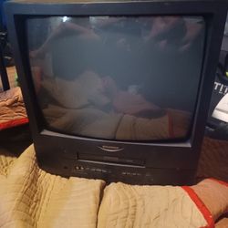 Sylvania SSC130B 13" TV/VCR Combo Vintage