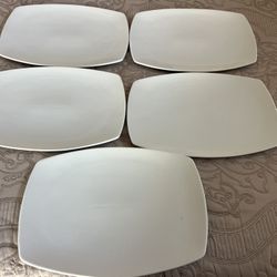 VERTEX CHINA RECTANGULAR SERVING PLATTERS