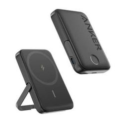 Anker MagGo 5,000mAh Magnetic Battery Pack with Stand, 7.5W Wireless Charger
