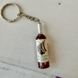 Mini Wine Bottle Keychain 