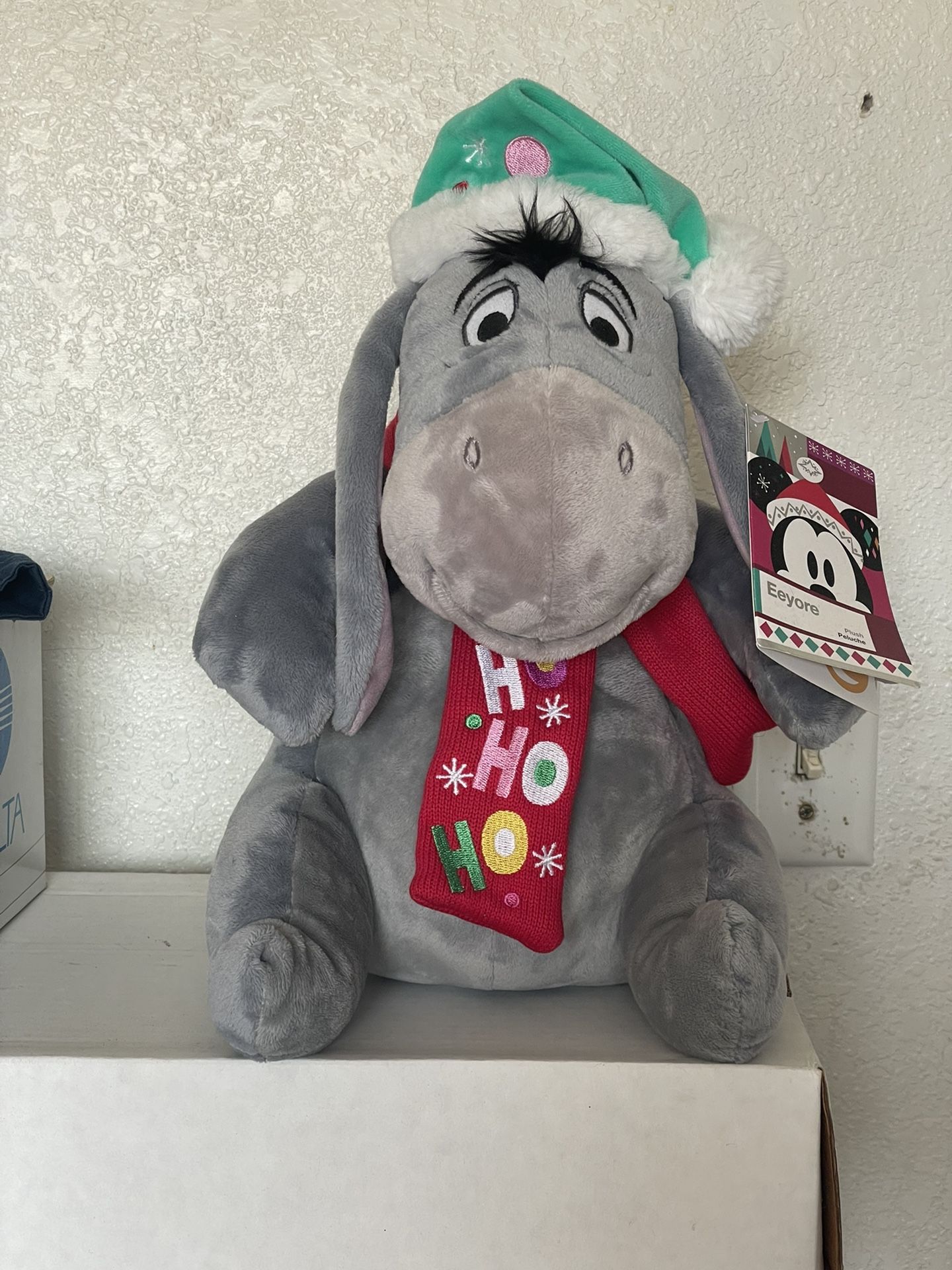 Disney Plush Eeyore Christmas 2018