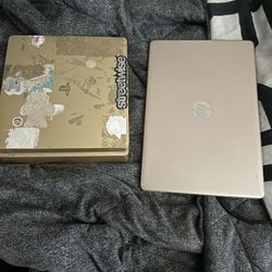 Gold PS4 Slim/ Rose Gold Hp Laptop 