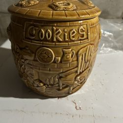Vintage ceramic Cookie jar.  