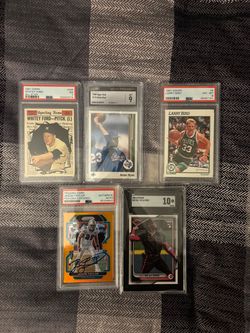 Graded Sports Cards Lot of 5