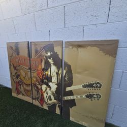 Guns N' Roses Slash Poster Art Frame