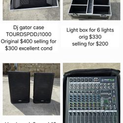 Music Gear Qsc K10s Makie Mixer Light Box DJ Case Can Sell Separate 
