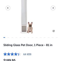 Sliding Door Pet Door