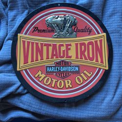 Vintage Harley Davidson Sign