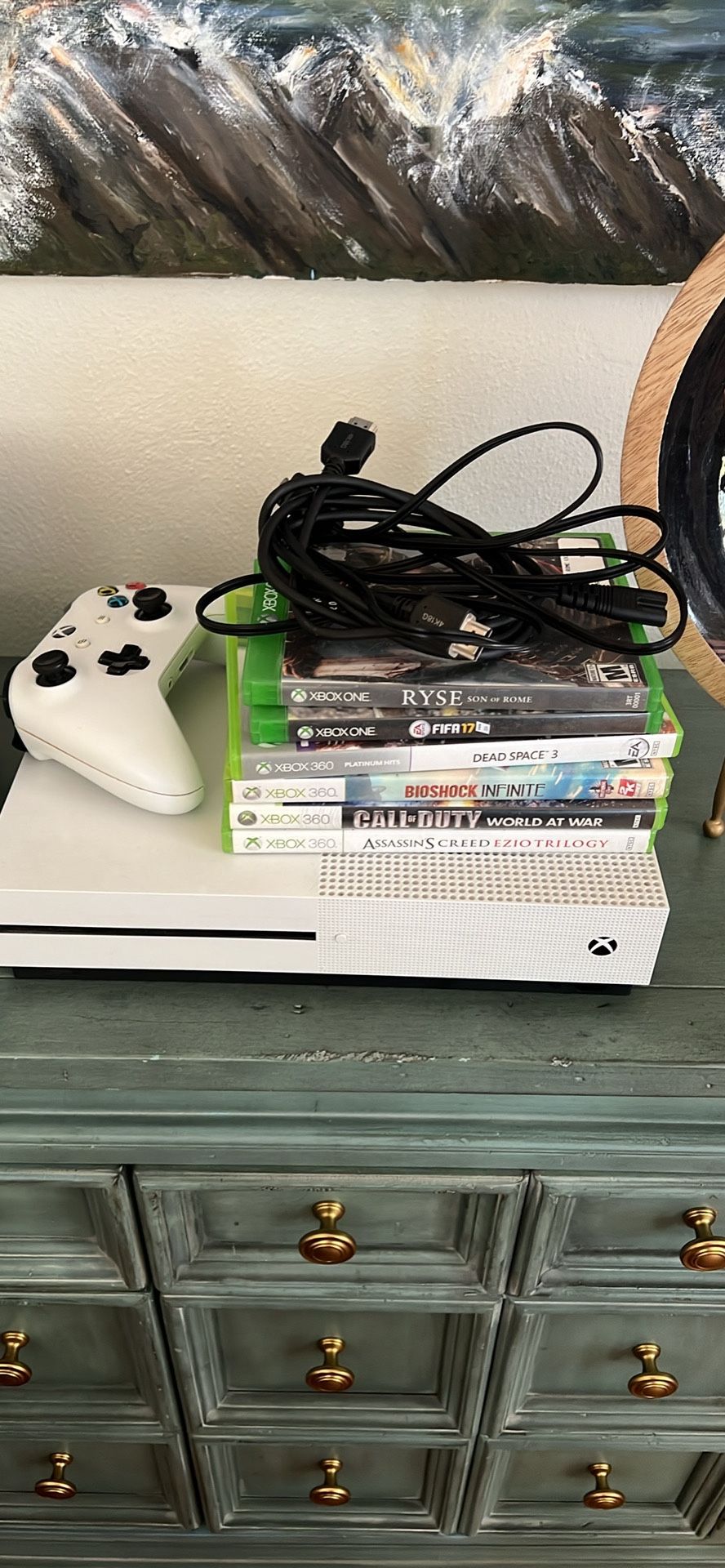 Xbox One S + Controller + Games