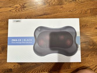 Zyllion ZMA-13 shiatsu massage pillow w/ heat