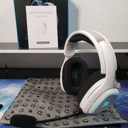 New RYR Wireless Gaming Headset for PC, PS5, PS4, Nintendo Switch, Gaming Headphones Wireless W/ Microphone Noise Canceling, Surround Sound, 3.5mm Wir