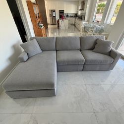 New Gray Sectional Couch