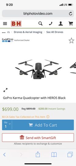 Used GoPro karma