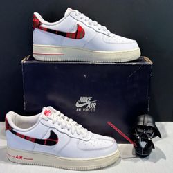 Nike Air Force 1 Low ‘07 LV8 ‘Tartan Plaid’: DS Deadstock Men’s Size 9.5