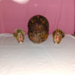 Vtg Turkey Table Decor 