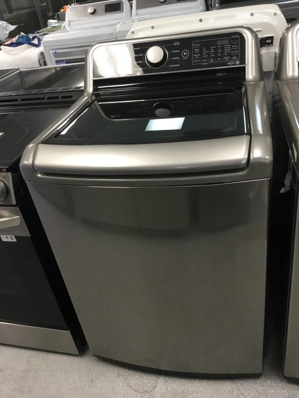 Lg Top Load Electric Washer grey Model WT7400CV - 2714