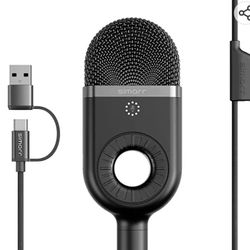 Simorr U1 USB Microphone for MacBook/PC/PS4/Laptop/Smartphone 