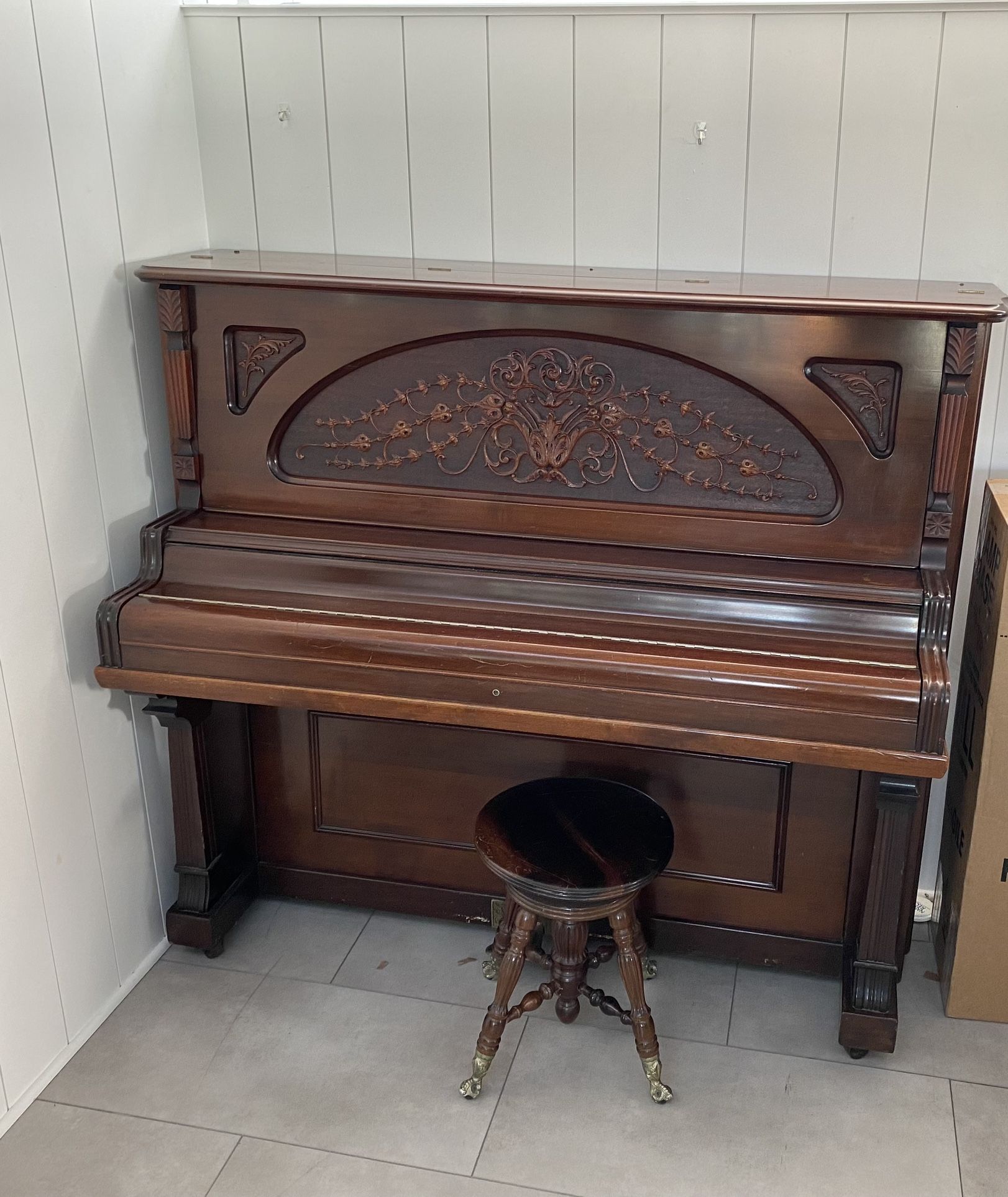 Beautiful Antique Upright Baby Grand Piano for Sale in Imperial Beach, CA OfferUp
