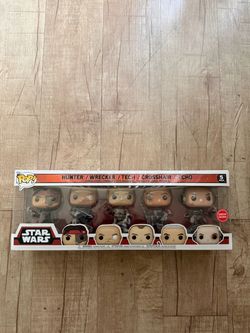 Funko Pop Star Wars Bad Batch 5-Pack GameStop Exclusive