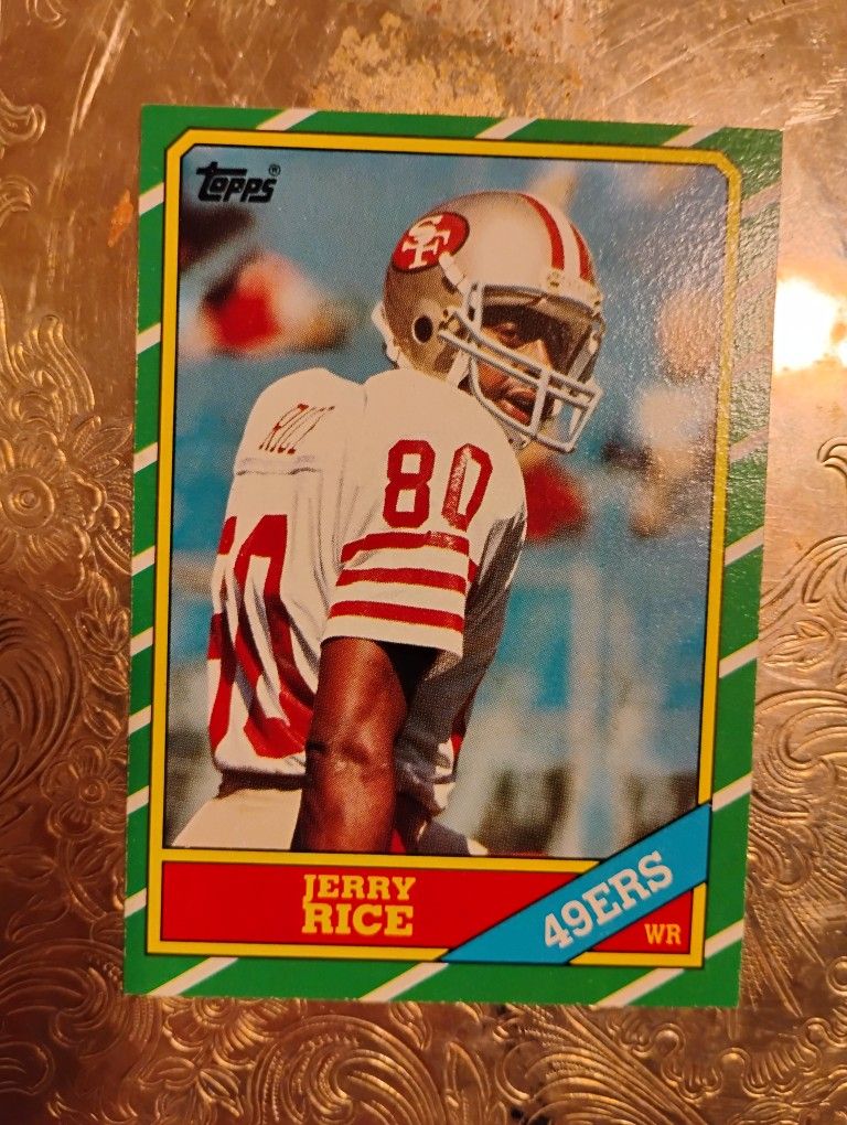 Jerry Rice Rookie Topps 1986