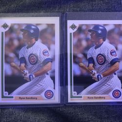 1991 Upper Deck Ryne Sandberg Baseball Card 