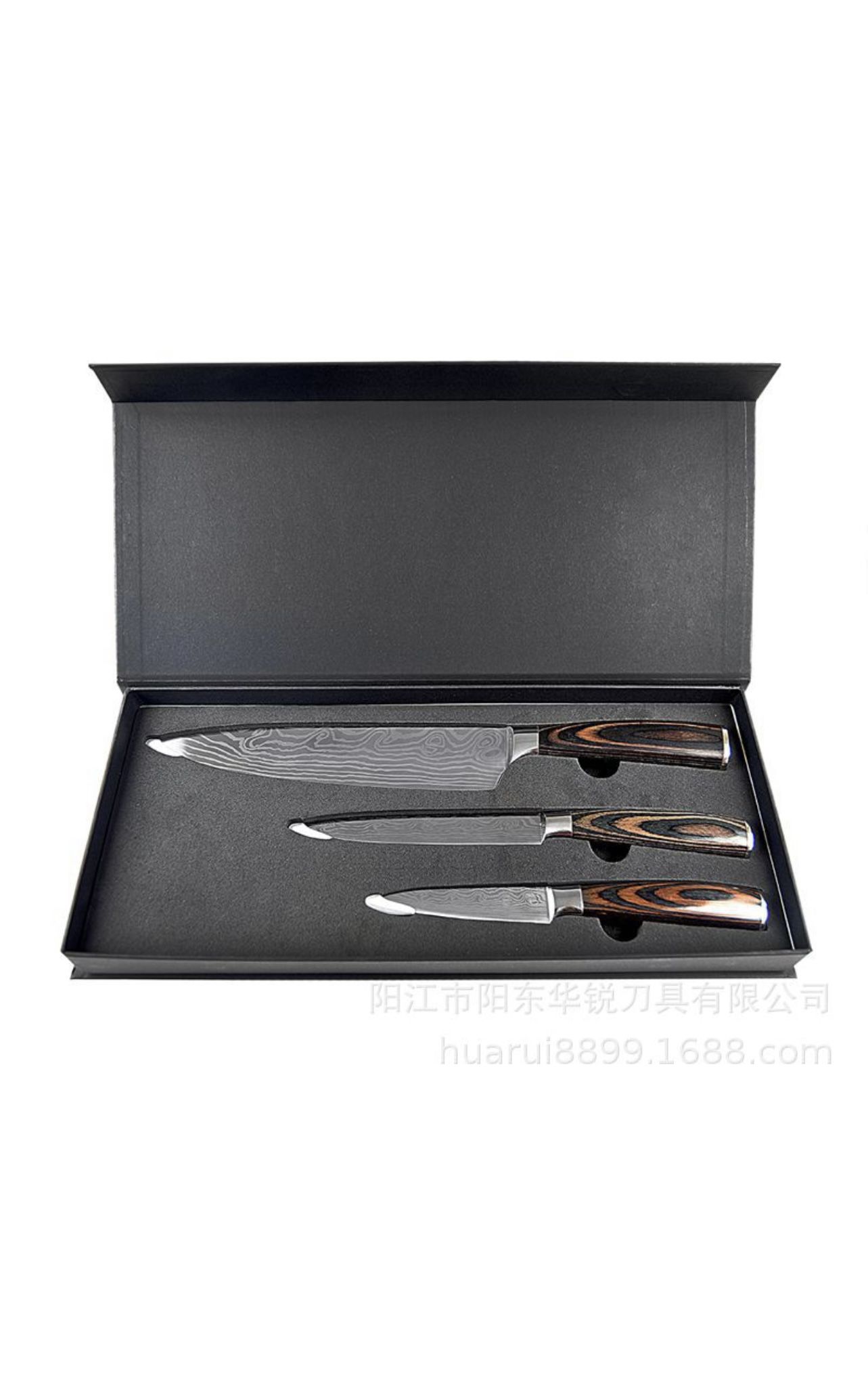 3Pcs Kitchen Knife, German High Carbon Stainless Steel Knife