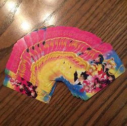 Sailor Moon Deck of Playing Cards used but in excellent condition never actually used just a collectors piece ❤️❤️