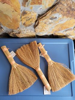 2 Styles of 12 Inch Decorative Brooms