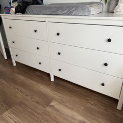White IKEA Dresser 